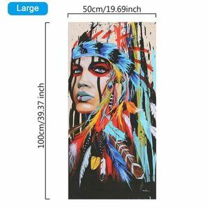 Abstract Indian Woman Canvas Oil Painting Print Picture Home Wall Art Decor